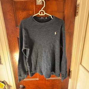 Polo Ralph Lauren M’s Classic Fit, Soft Touch XL Textured Blue LSS. EUC.